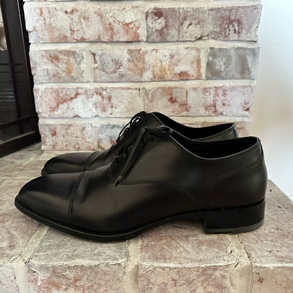 Suit Supply Black Oxfords shoe size9 - Picture 5 of 6